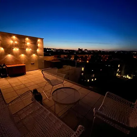 Brno City Center Apartment With Parking And A Big Terrace Exterior photo